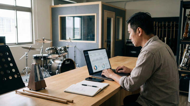 AI 諮詢與數據報表情境示意：系統自動回覆常見問題並提供關鍵數據，協助店家掌握回訪與消費輪廓（示意圖）